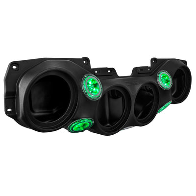 DS18 JL-SBAR/BK.HT right side with green RGB LED lighting
