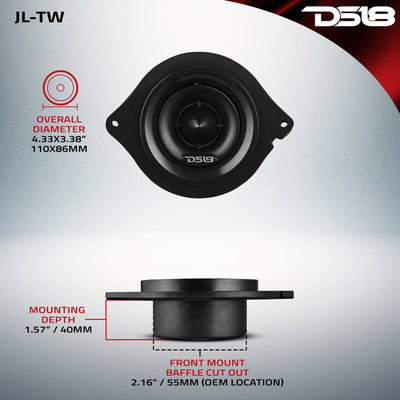 DS18 JL-TW dimensions diagram