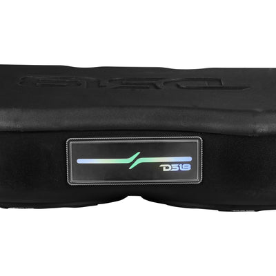 DS18 JL24-SBAR/BKLD digital LED logo badging detail