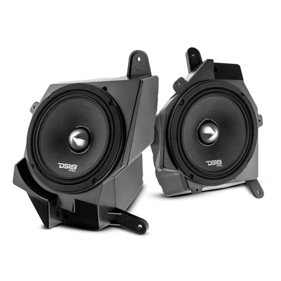 DS18 JP6NEO.FR loaded 6.5 inch dash speaker pod for Jeep JL/JLU/JT, front view