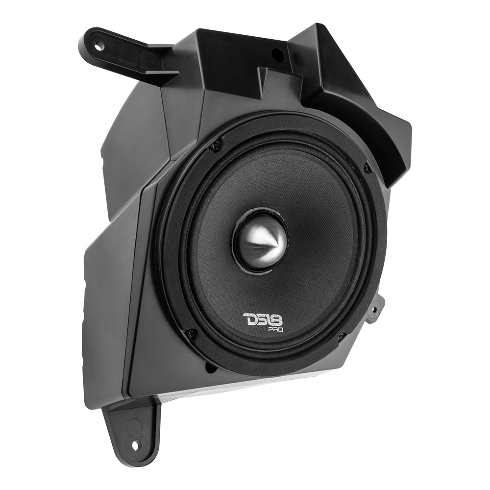 DS18 JP6NEO.FR right-side dash speaker pod, side view