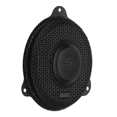 Harley-Davidson 2014–2023 Front Stage Audio Upgrade Kit | 6.5" Slim Midrange Speakers + Bullet Tweeter NVY Grilles