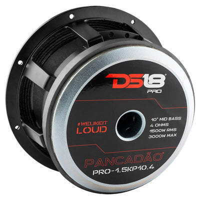 DS18 PRO-1.5KP10 PANCADÃO 10" mid-bass loudspeaker, alternate view