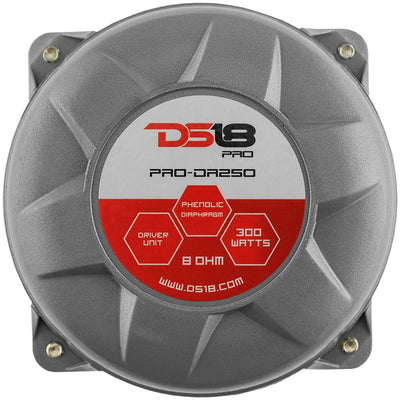 DS18 PRO-DR250 compression driver, additional view