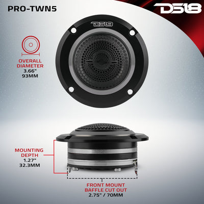 DS18 PRO-TWN5 dimensions diagram