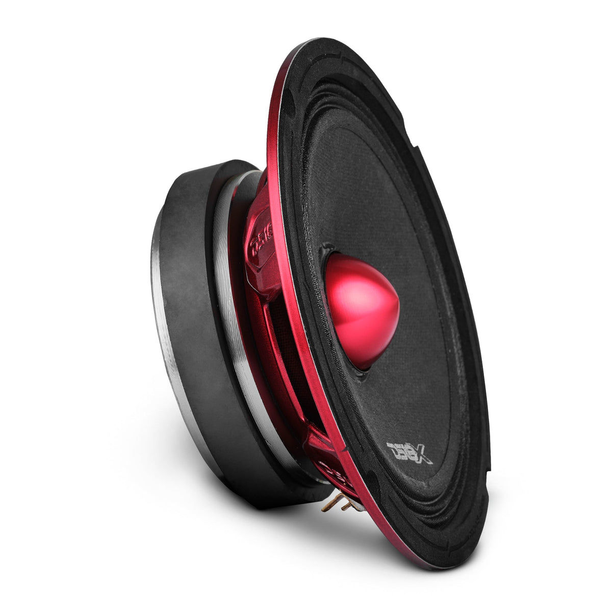 DS18 PRO-X6.4BMSL 6.5" shallow mid-range loudspeaker with red bullet, main view