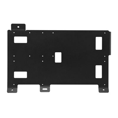 DS18 RZR-AMPRACK14-18 under-dash amp rack front view