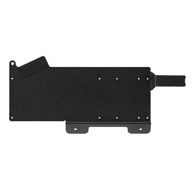 DS18 RZR-AMPRACK19UP under-dash amp rack back view