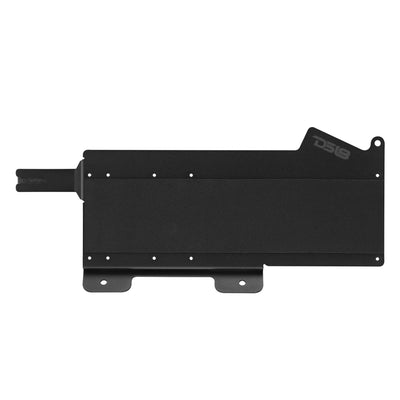 DS18 RZR-AMPRACK19UP under-dash amp rack front view