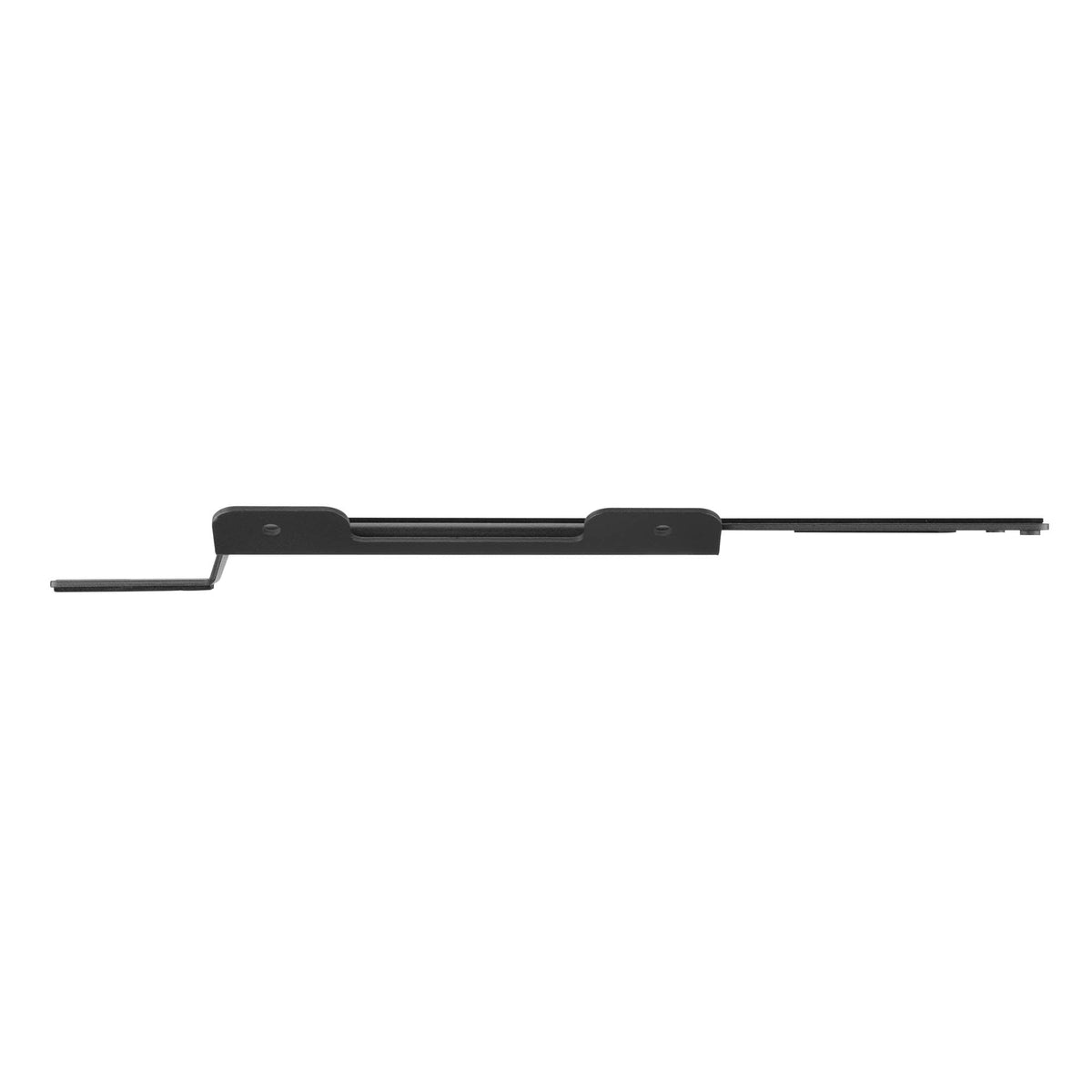 DS18 RZR-AMPRACK19UP under-dash amp rack side view
