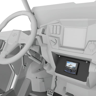 RZR-DASHPOCKET installed in a Polaris RZR cabin