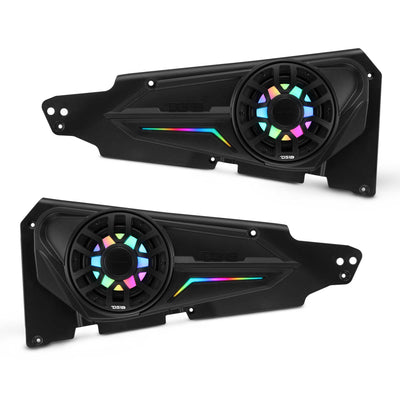 DS18 RZR-FD6LD loaded Polaris RZR-XP front door panels, pair