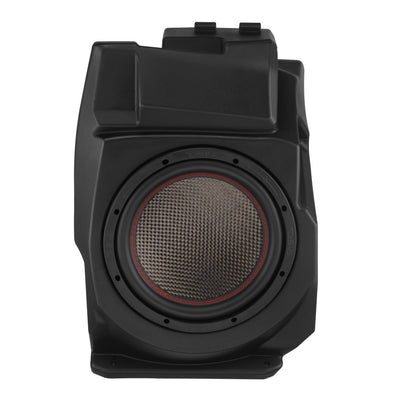 DS18 RZR-PROFSUB10LD loaded subwoofer enclosure front view