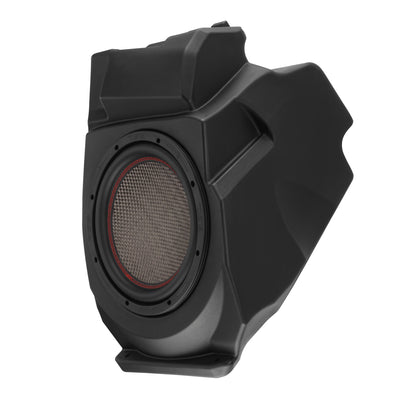 DS18 RZR-PROFSUB10LD loaded subwoofer enclosure left view