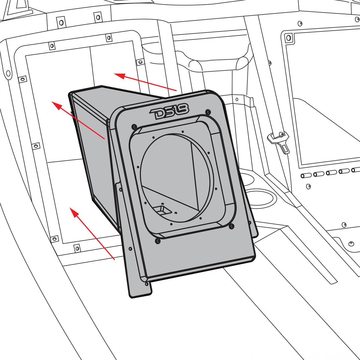 DS18 SLG-RSUB10XL for the Polaris Slingshot