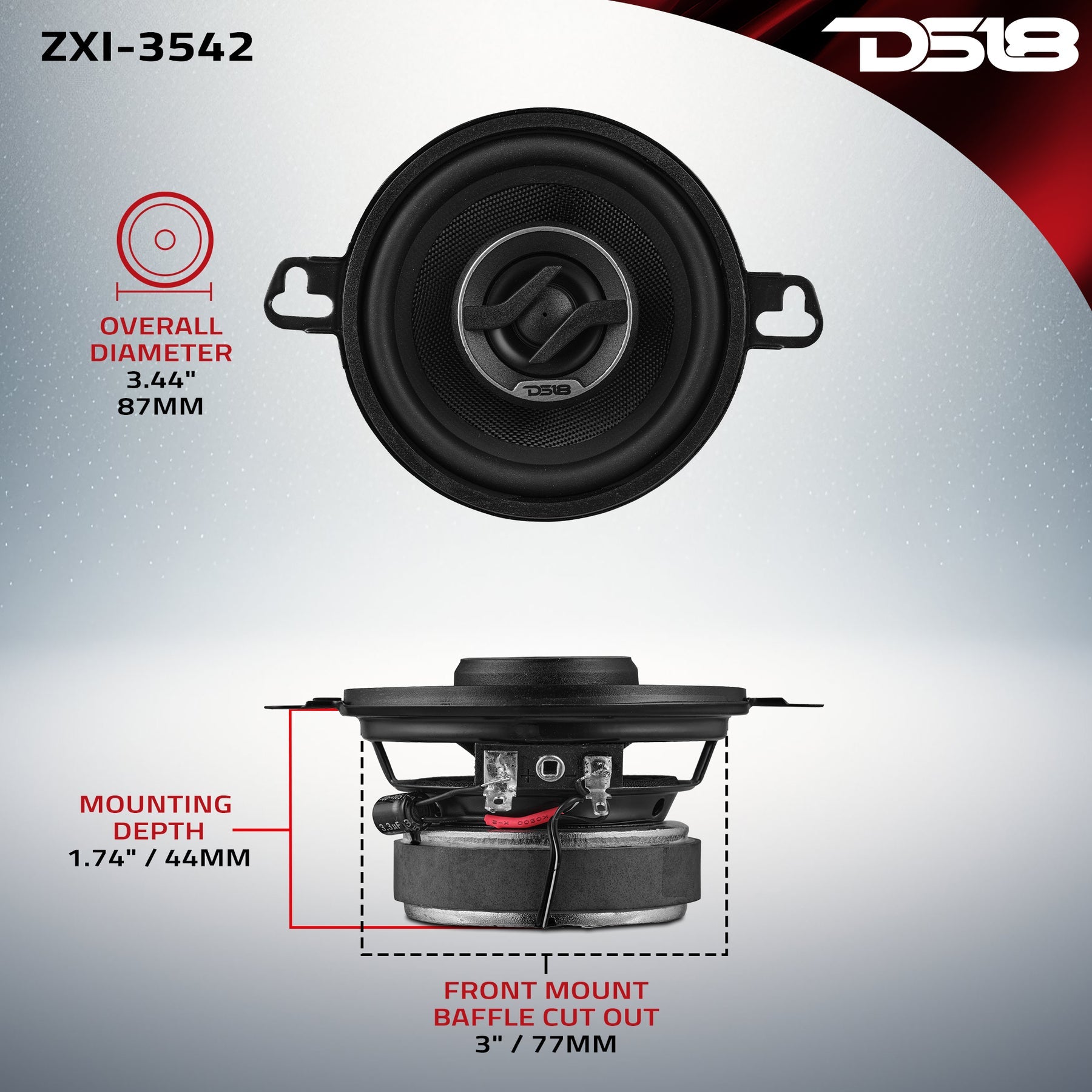ZXI-3542 dimensions diagram