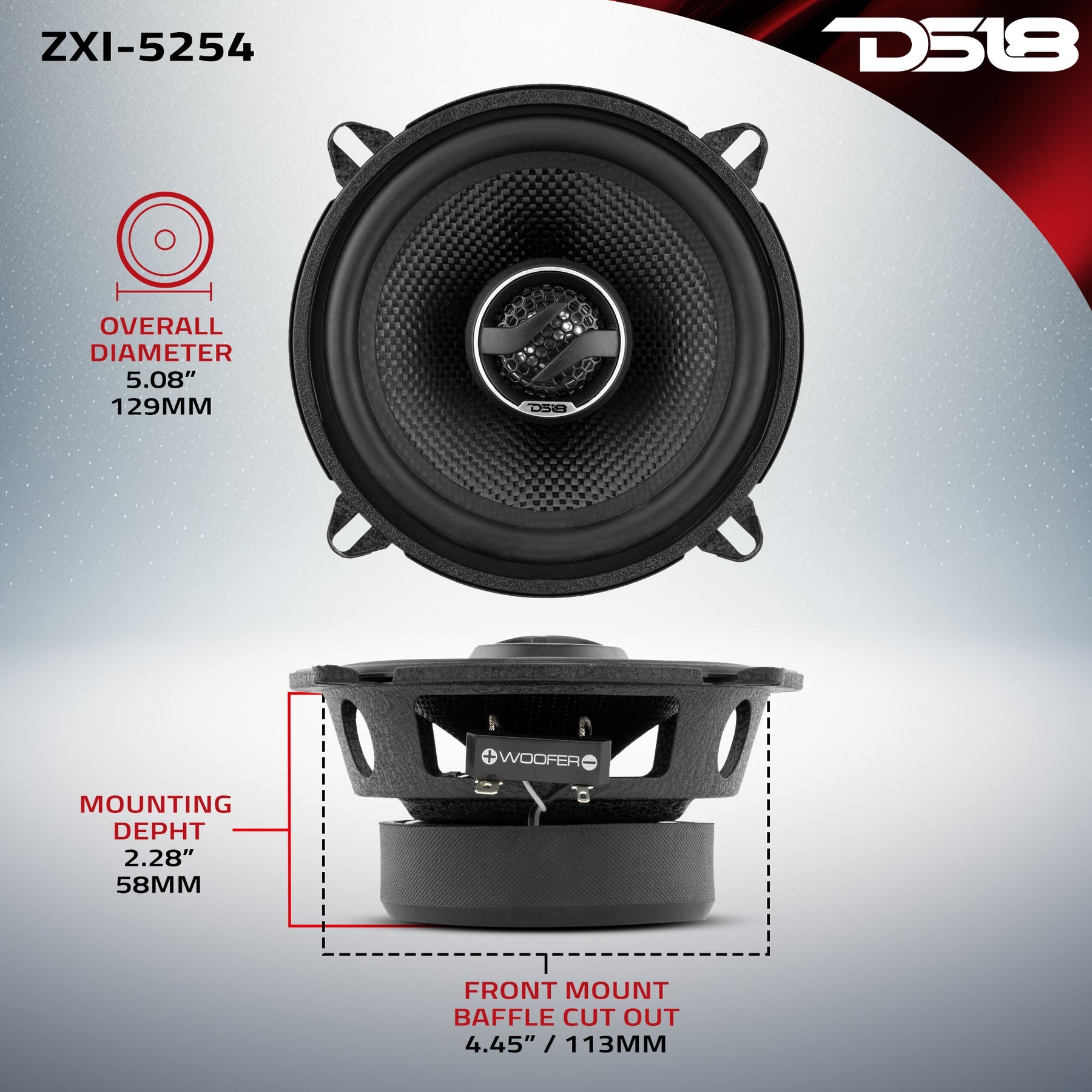 ZXI-5254 dimensions diagram