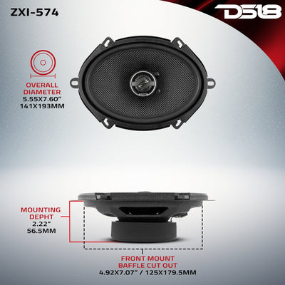 ZXI-574 dimensions diagram
