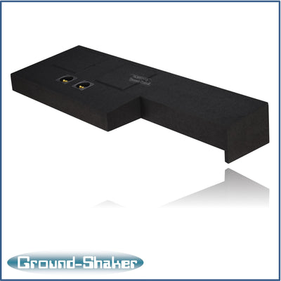 Ground Shaker GS-AF250210B down-firing sub box for under rear seat of 17-23 Ford F-250 Ext Cab