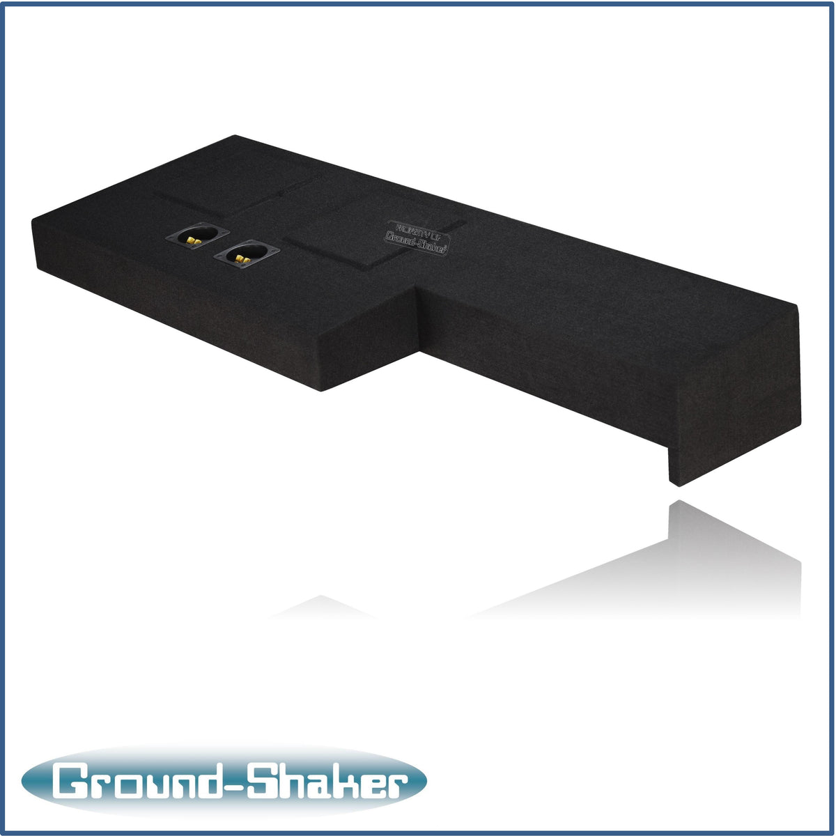 Ground Shaker GS-AF250212B down-firing sub box for under rear seat of 17-23 Ford F-250 Ext Cab