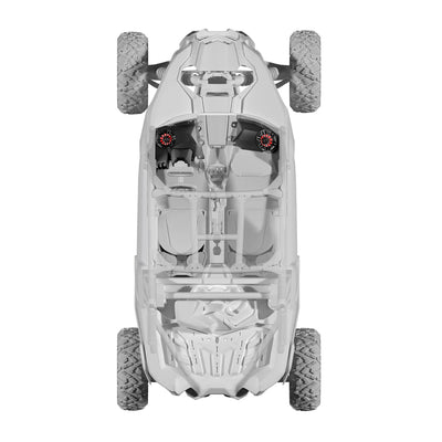 Can-Am Maverick X3 Dashboard Panel Loaded with 6.5" Speaker and Digital Lights