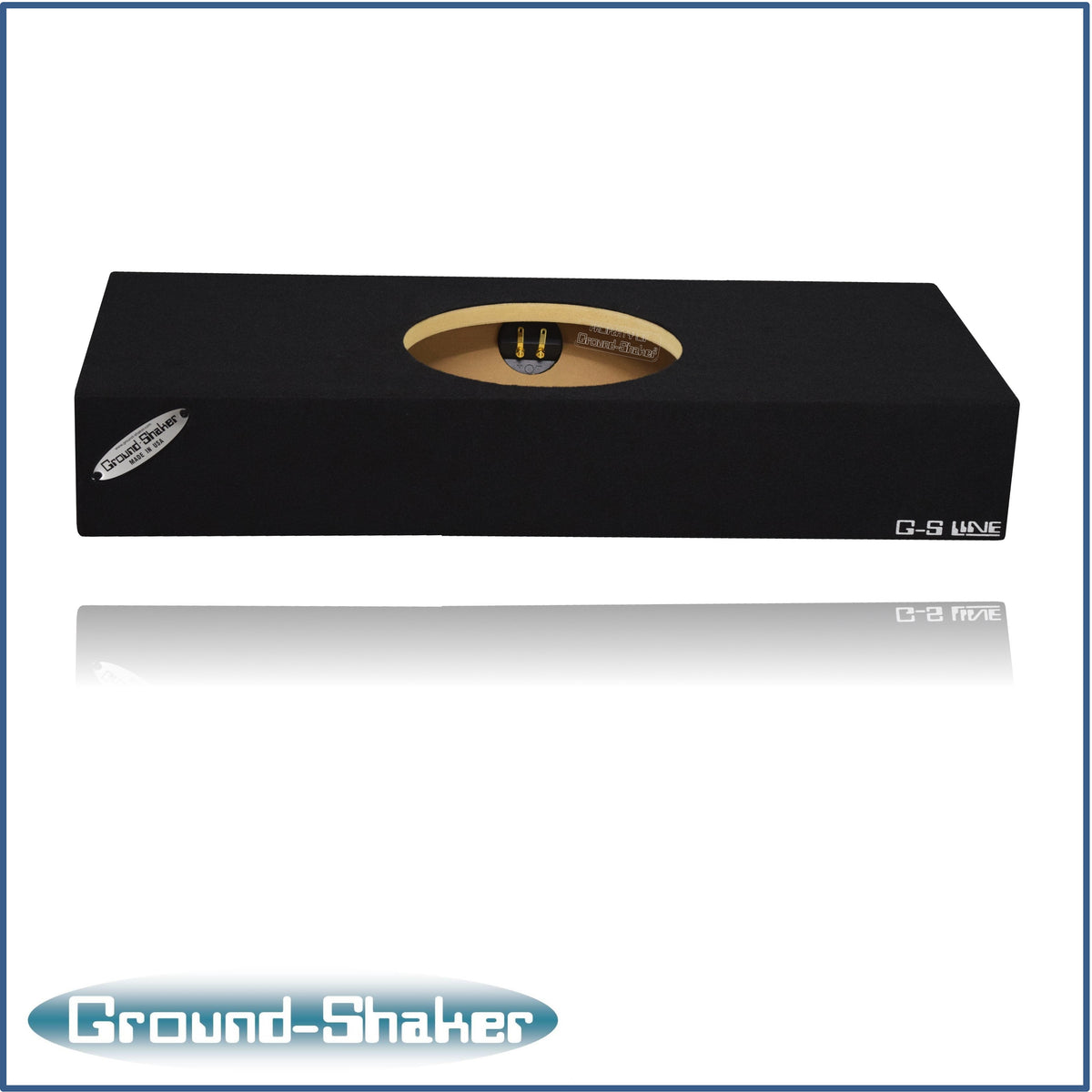 Ground Shaker GS-CCGM110B subwoofer enclosure for Fits 04–14 GMC Canyon Crew Cab