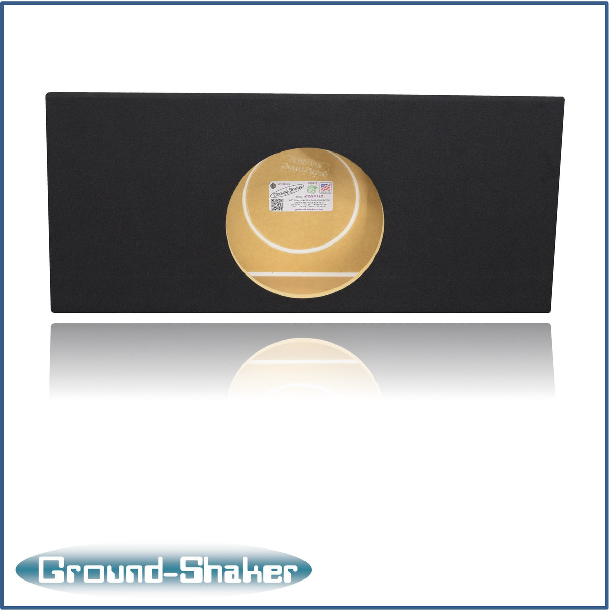 Ground Shaker GS-CCGM110B subwoofer enclosure for Fits 04–14 GMC Canyon Crew Cab