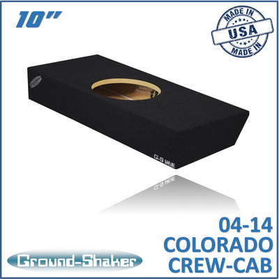 GS-CCHV110B subwoofer enclosure for Fits 04–14 Chevy Colorado Crew Cab