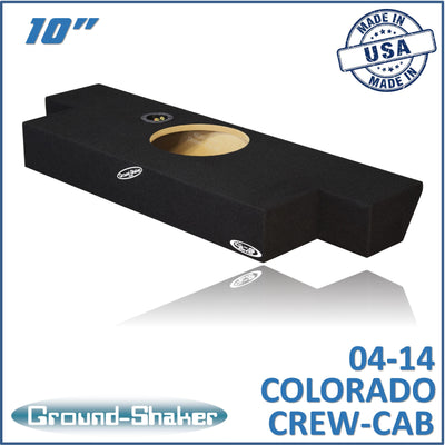 GS-COHV110B subwoofer enclosure for Fits 04–14 Chevy Colorado Crew Cab