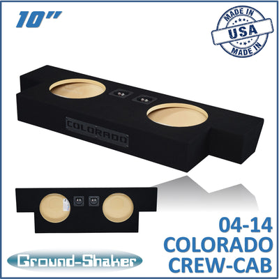GS-COHV210B subwoofer enclosure for Fits 04–14 Chevy Colorado Crew Cab