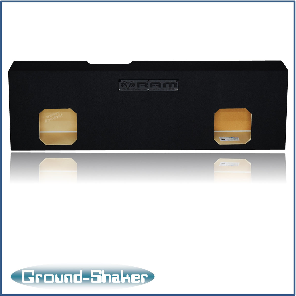 Ground Shaker GS-DRSCKKP28B subwoofer enclosure for Fits 06–23 Dodge Ram Mega Cab