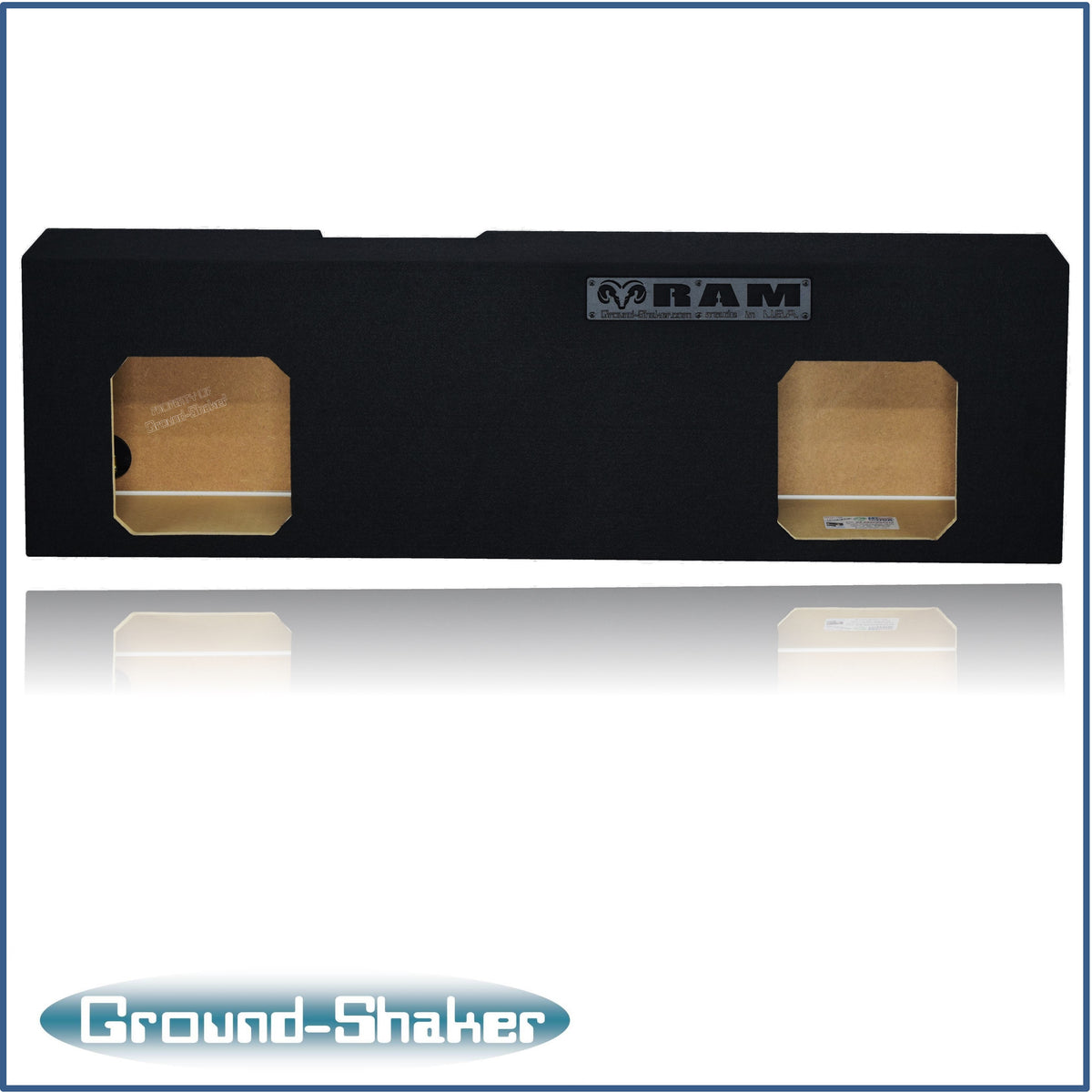 Ground Shaker GS-DRSCPK210B subwoofer enclosure for Fits 06–26 Dodge Ram Mega Cab