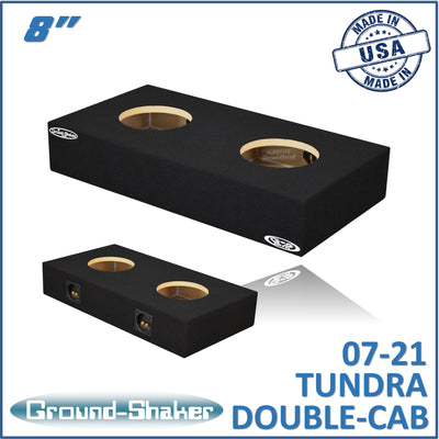 Ground Shaker GS-DTOY28B subwoofer enclosure for Fits 07–21 Toyota Tundra Double Cab