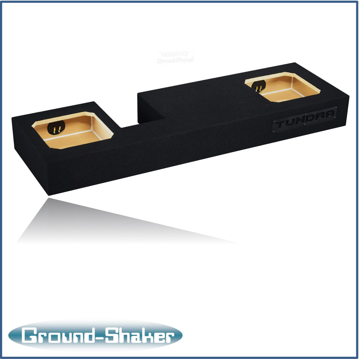 Ground Shaker GS-DTOYL7T210B subwoofer enclosure for Fits 07–21 Toyota Tundra Double Cab