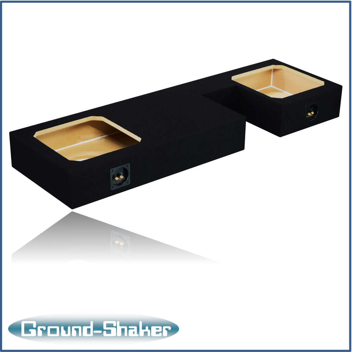 Ground Shaker GS-DTOYL7T212B subwoofer enclosure for Fits 07–21 Toyota Tundra Double Cab