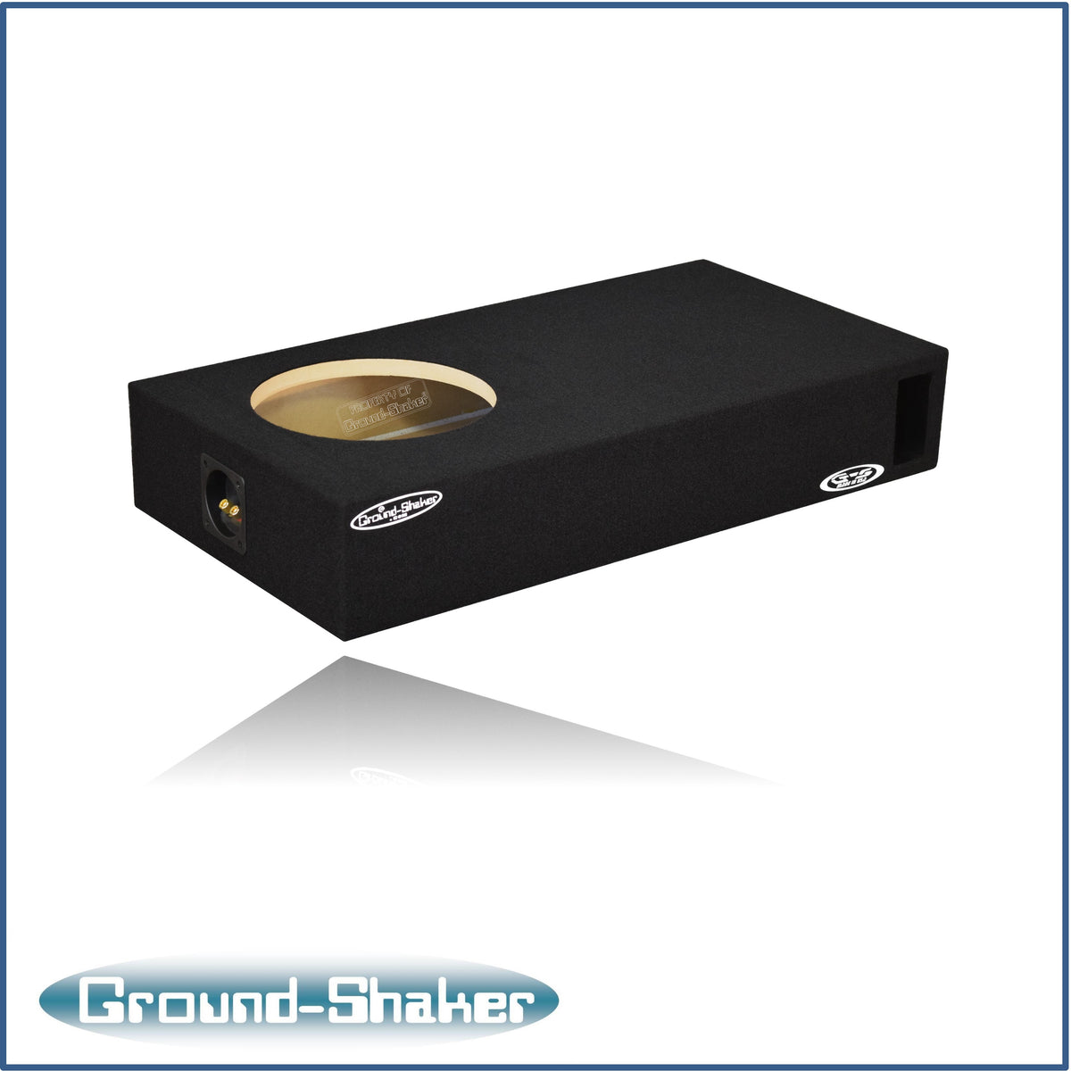 Ground Shaker GS-DTOYP110B subwoofer enclosure for Fits 07–21 Toyota Tundra Double Cab