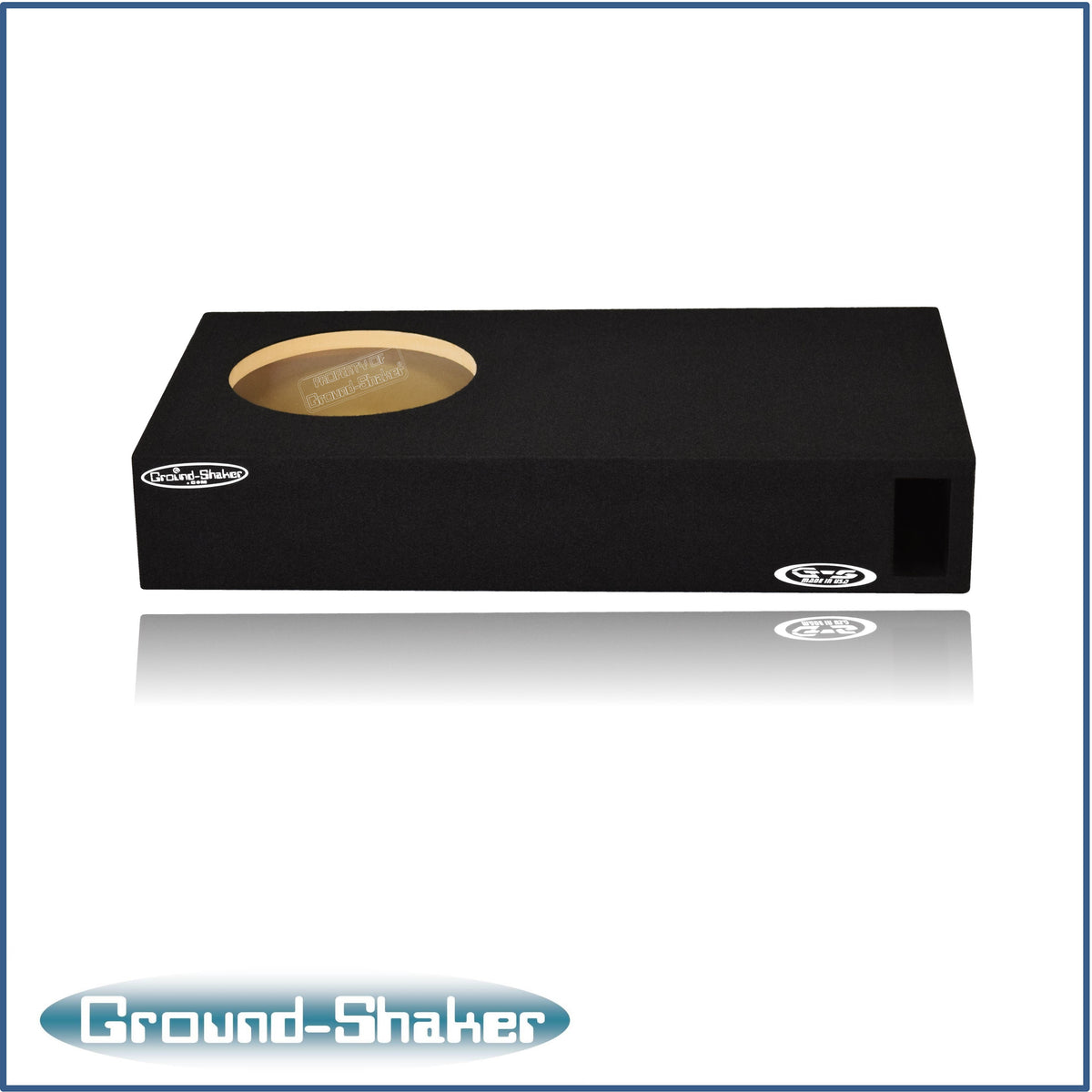 Ground Shaker GS-DTOYP110B subwoofer enclosure for Fits 07–21 Toyota Tundra Double Cab