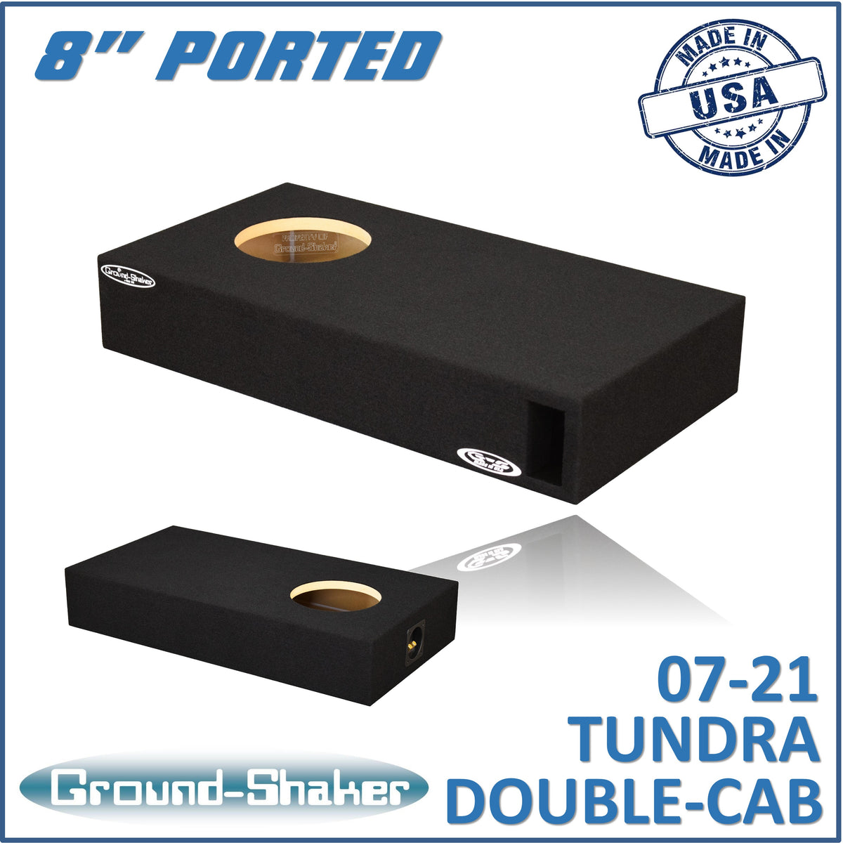 Ground Shaker GS-DTOYP18B subwoofer enclosure for Fits 07–21 Toyota Tundra Double Cab
