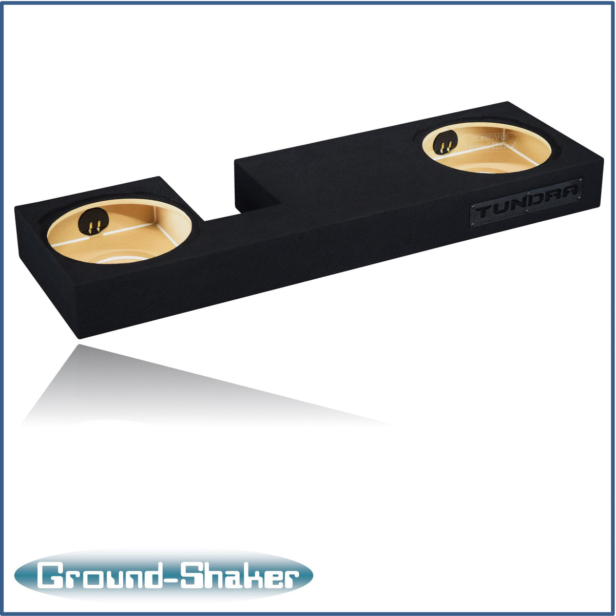 Ground Shaker GS-DTOYTW3212B subwoofer enclosure for Fits 07–21 Toyota Tundra Double Cab