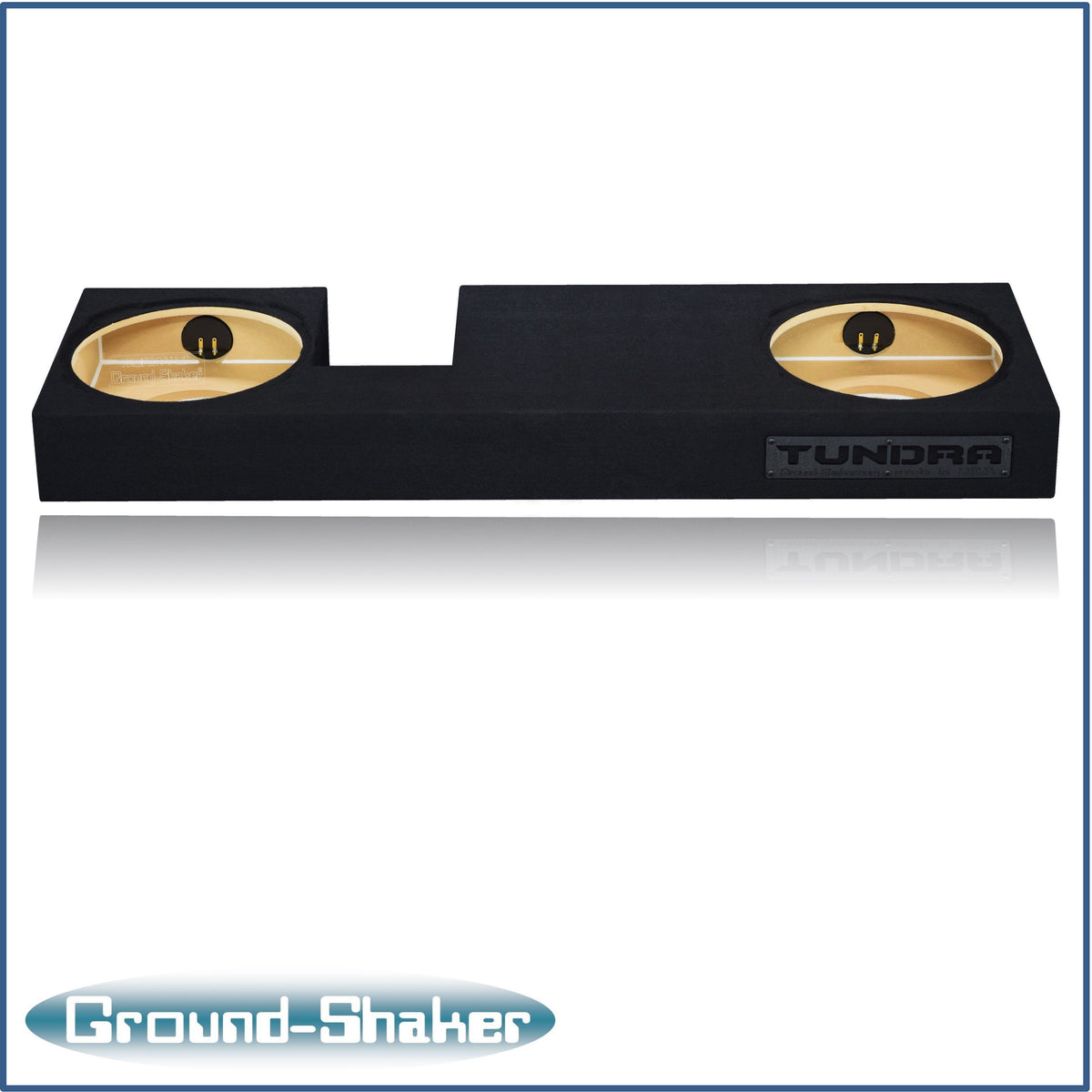 Ground Shaker GS-DTOYTW3212B subwoofer enclosure for Fits 07–21 Toyota Tundra Double Cab