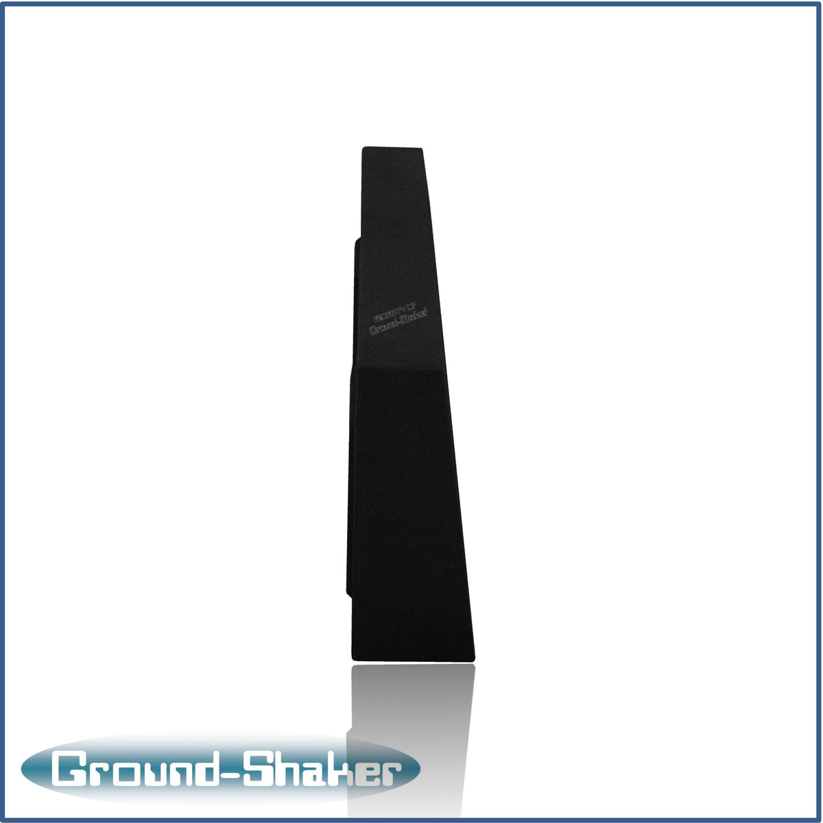 Dimension reference for dual 12 inch sub box, 99-07 Ford F-350 Crew Cab