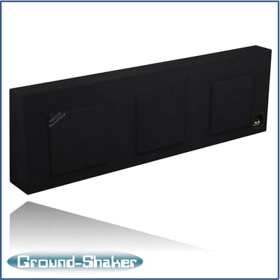 GS-F350310B triple sealed sub box for 99–07 Ford F-350 Crew Cab, side profile