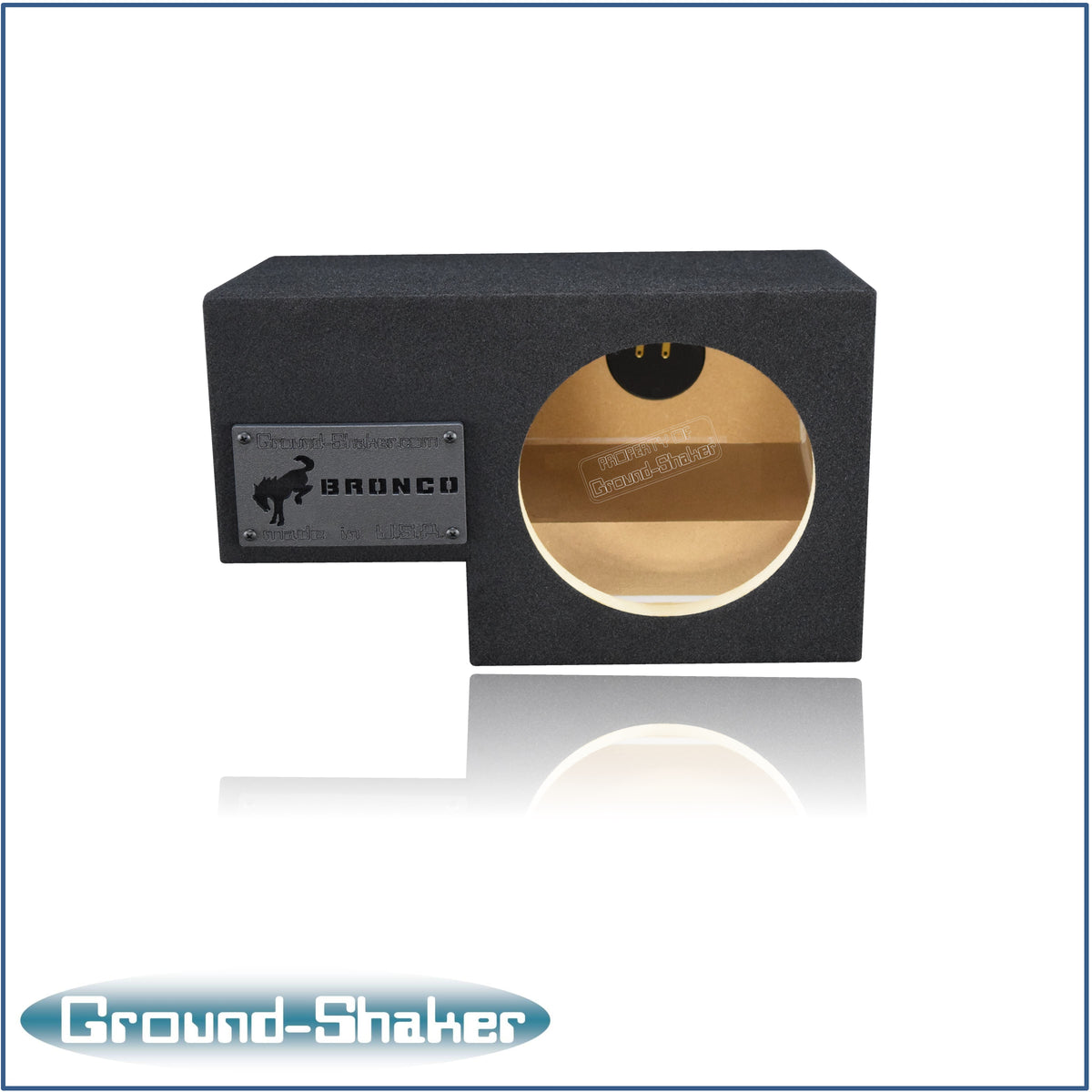 Ground Shaker GS-FB18B enclosure angle view