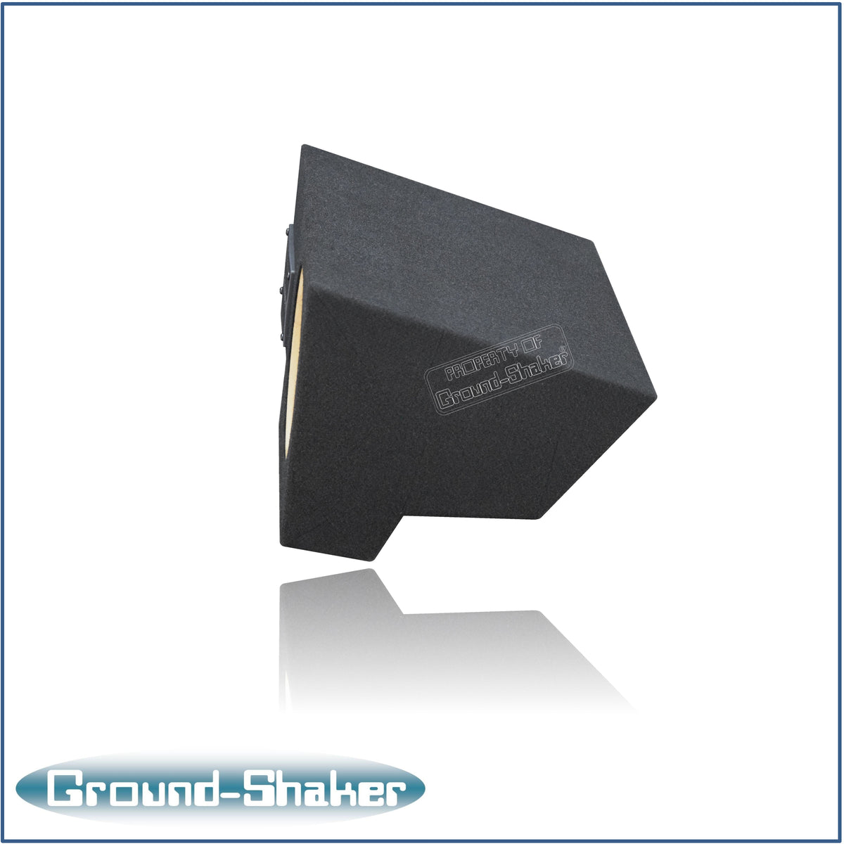 Ground Shaker GS-FB18B enclosure rear view with binding post terminal