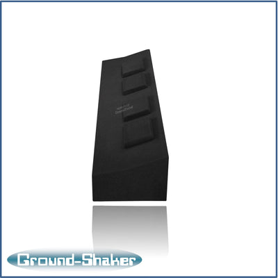 Terminal detail, quad 8 inch sealed sub box for Ford F-250 Crew Cab