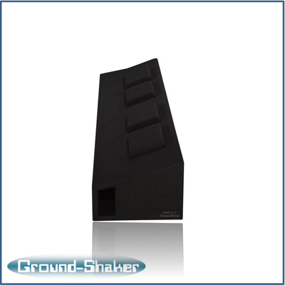 Terminal detail, quad 8 inch ported sub box for Ford F-250 Crew Cab