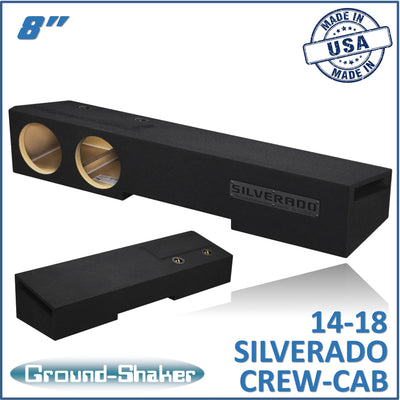 GS-FGCHVP28B subwoofer enclosure for Fits 14–18 Chevy Silverado Crew Cab