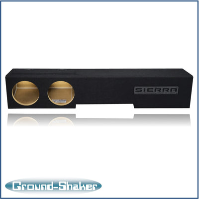 Ground Shaker GS-FGMCP28B subwoofer enclosure for Fits 14–18 GMC Sierra Crew Cab