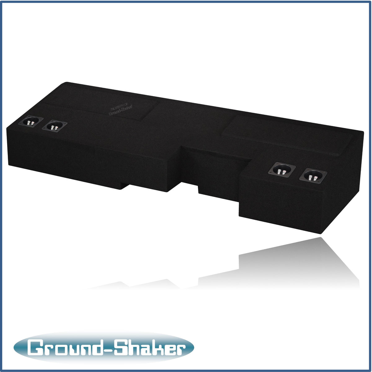 Ground Shaker GS-FLGM48B subwoofer enclosure for Fits 19–26 GMC Sierra Crew Cab