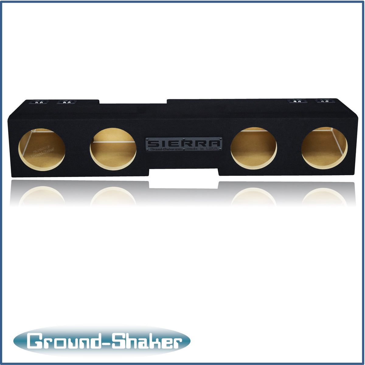 Ground Shaker GS-FLGM48B subwoofer enclosure for Fits 19–26 GMC Sierra Crew Cab